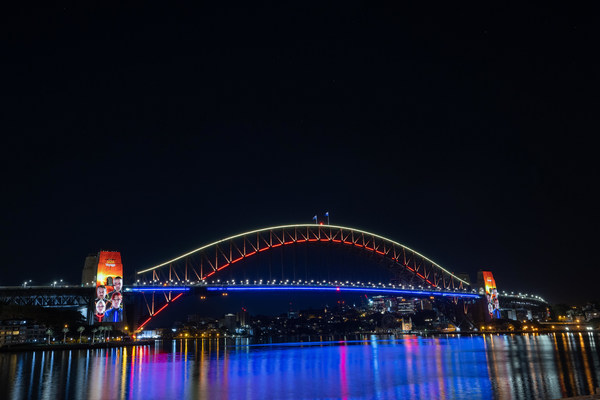 ICONIC MUSIC SENSATION ABBA LAUNCH THEIR NEW ALBUM VOYAGE WITH DAZZLING SYDNEY HARBOUR BRIDGE DISPLAY - Credit: Will Hartl ICONIC MUSIC SENSATION ABBA LAUNCH THEIR NEW ALBUM VOYAGE WITH DAZZLING SYDNEY HARBOUR BRIDGE DISPLAY - Credit: Will Hartl
