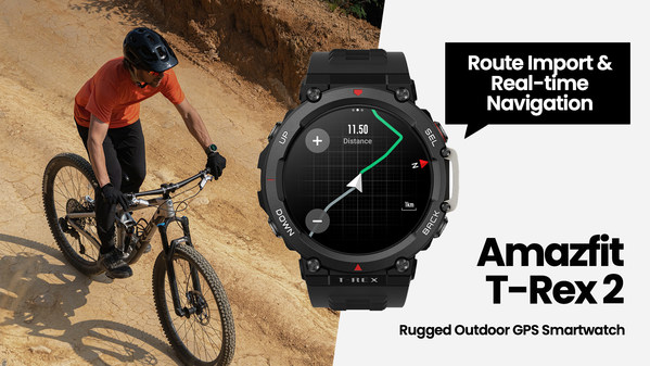 Amazfit T-Rex 2 route import & real-time navigation Amazfit T-Rex 2 route import & real-time navigation